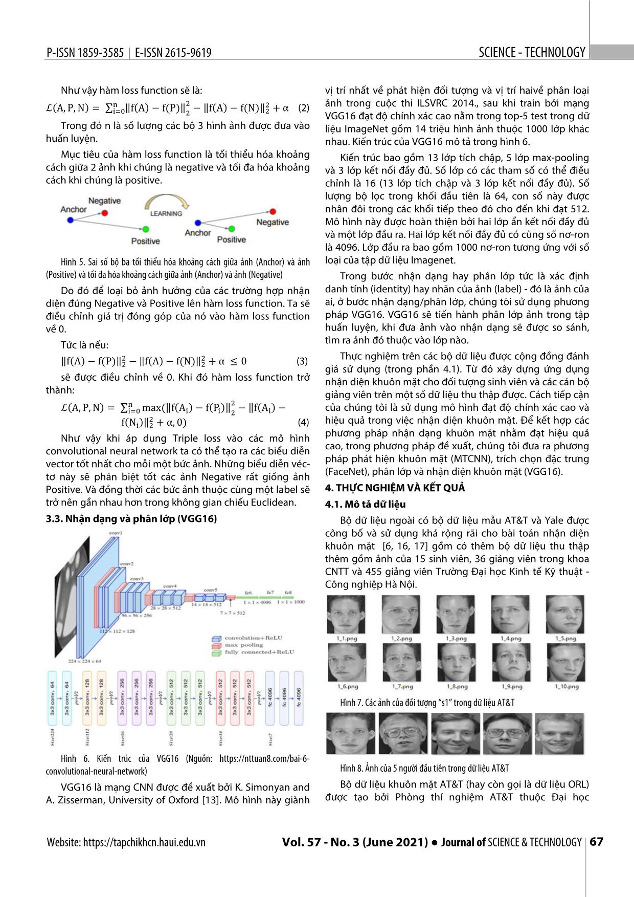 Nhận diện khuôn mặt sử dụng mạng nơron tích chập xếp chồng và mô hình FaceNet trang 4