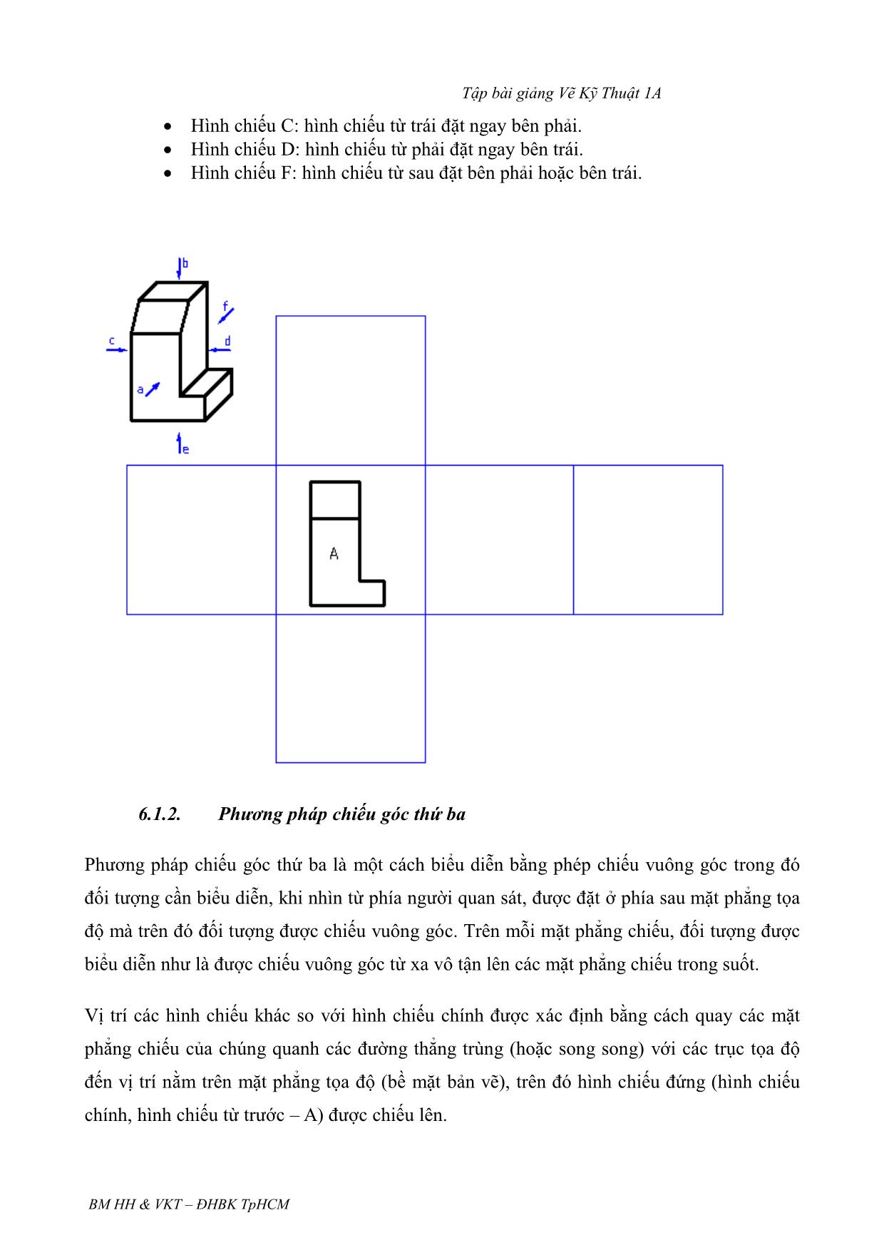 Bài giảng Vẽ kỹ thuật - Chương 6: Hình chiếu vuông góc TCVN 7582:2006 trang 2