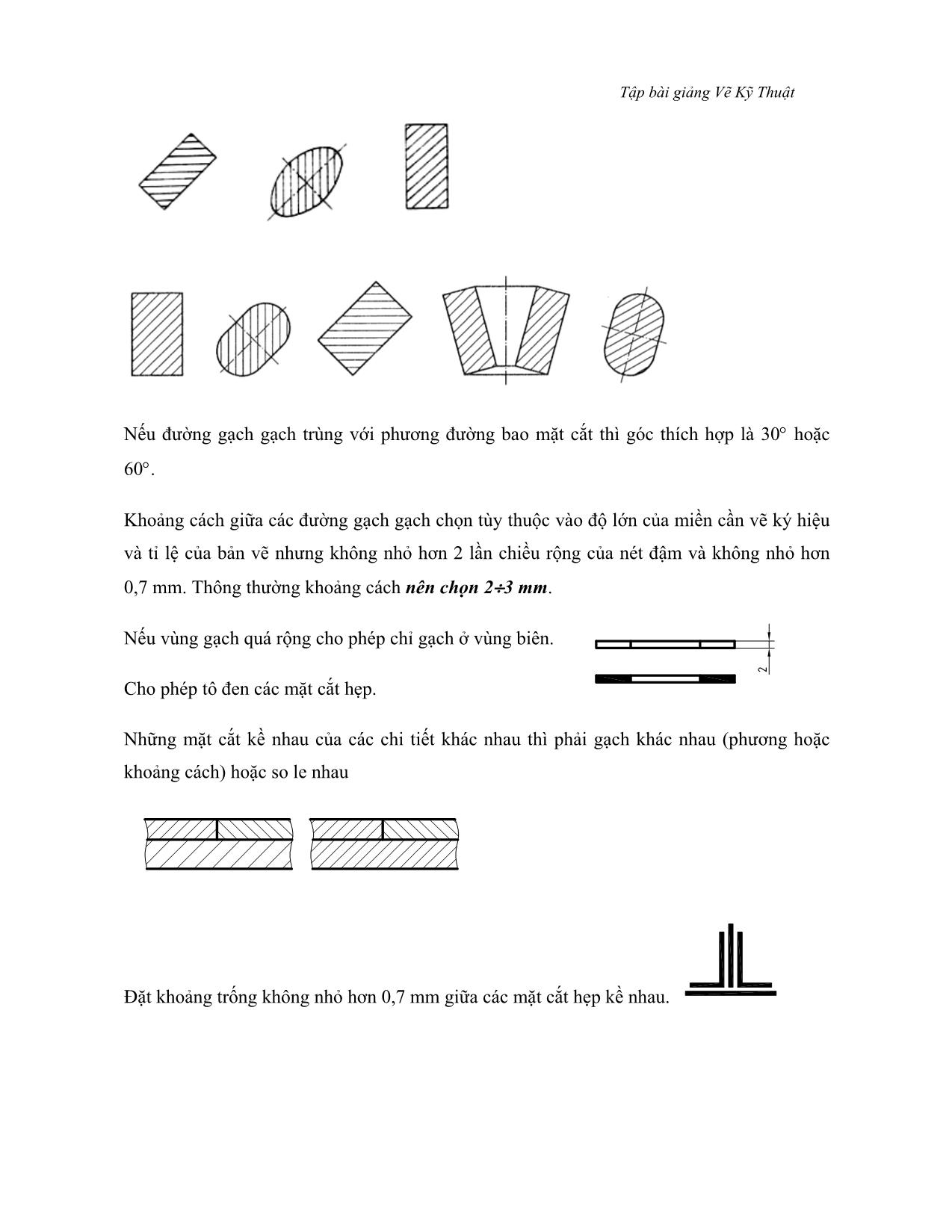 Bài giảng Vẽ kỹ thuật - Chương 6: Hình cắt và mặt cắt trang 4