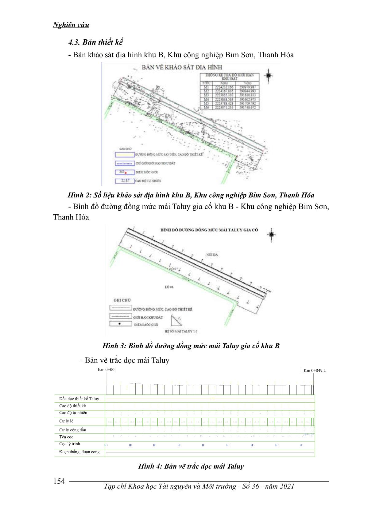 Xây dựng quy trình thiết kế, tính toán khói lượng đào đắp mái taluy gia cố tại khu B, khu công nghiệp Bỉm Sơn, Thanh Hóa trang 7