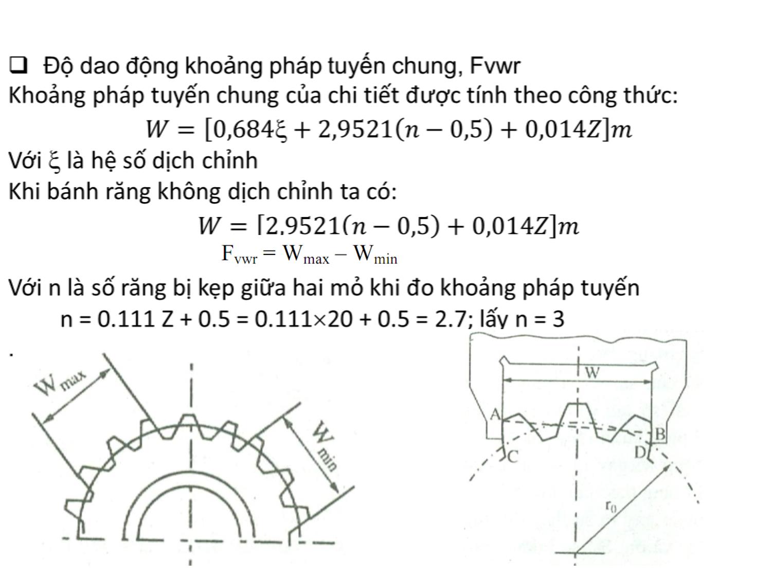 Bài giảng Dung sai lắp ghép - Chương 6: Dung sai lắp ghép truyền động bánh răng (Phần 1) trang 9