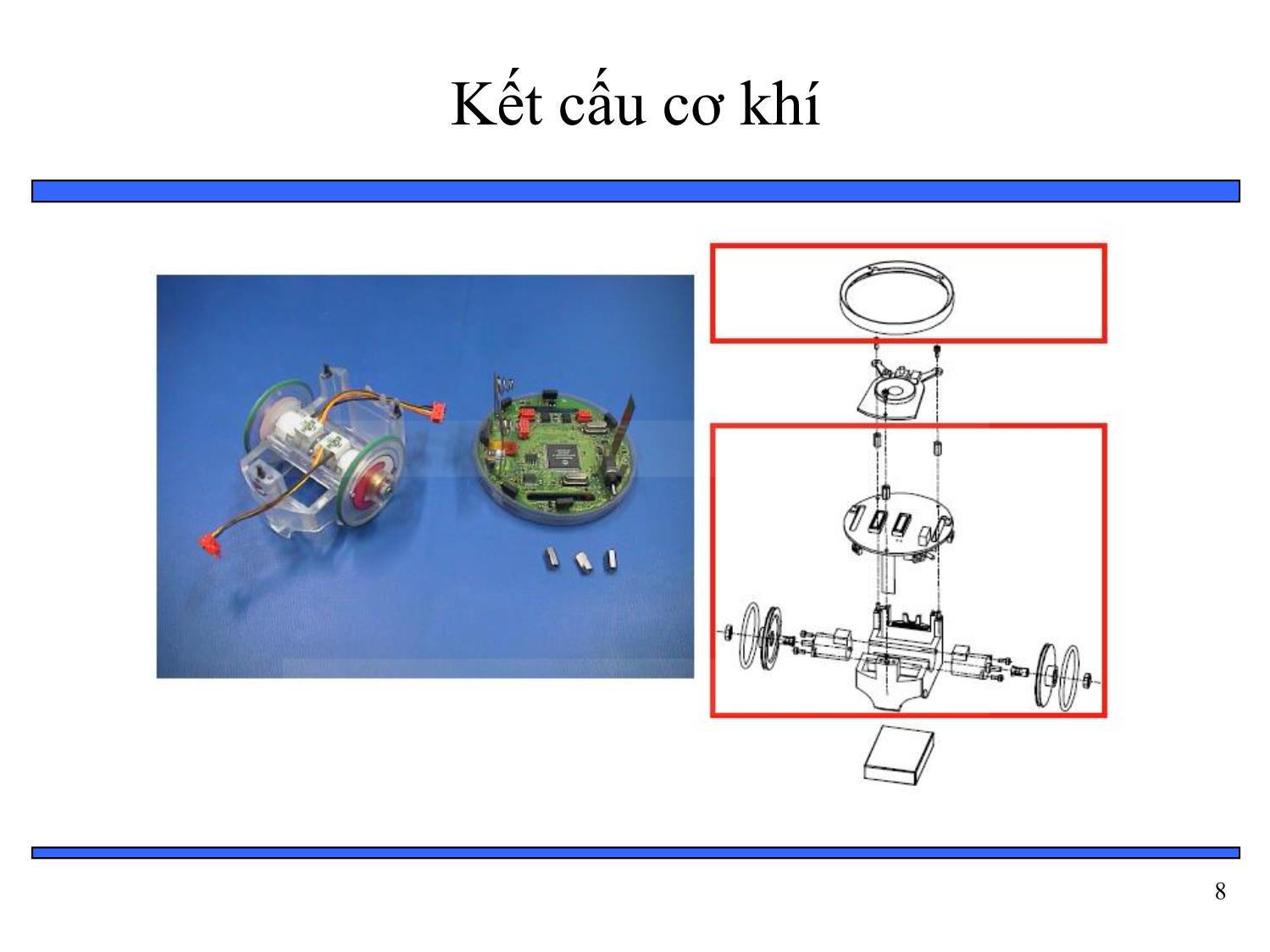 Bài giảng Thiết kế hệ thống nhúng - Chương 6: Tổng hợp phần cứng và phần mềm - Bài 10: Ví dụ về hệ thống nhúng mobile robot trang 8