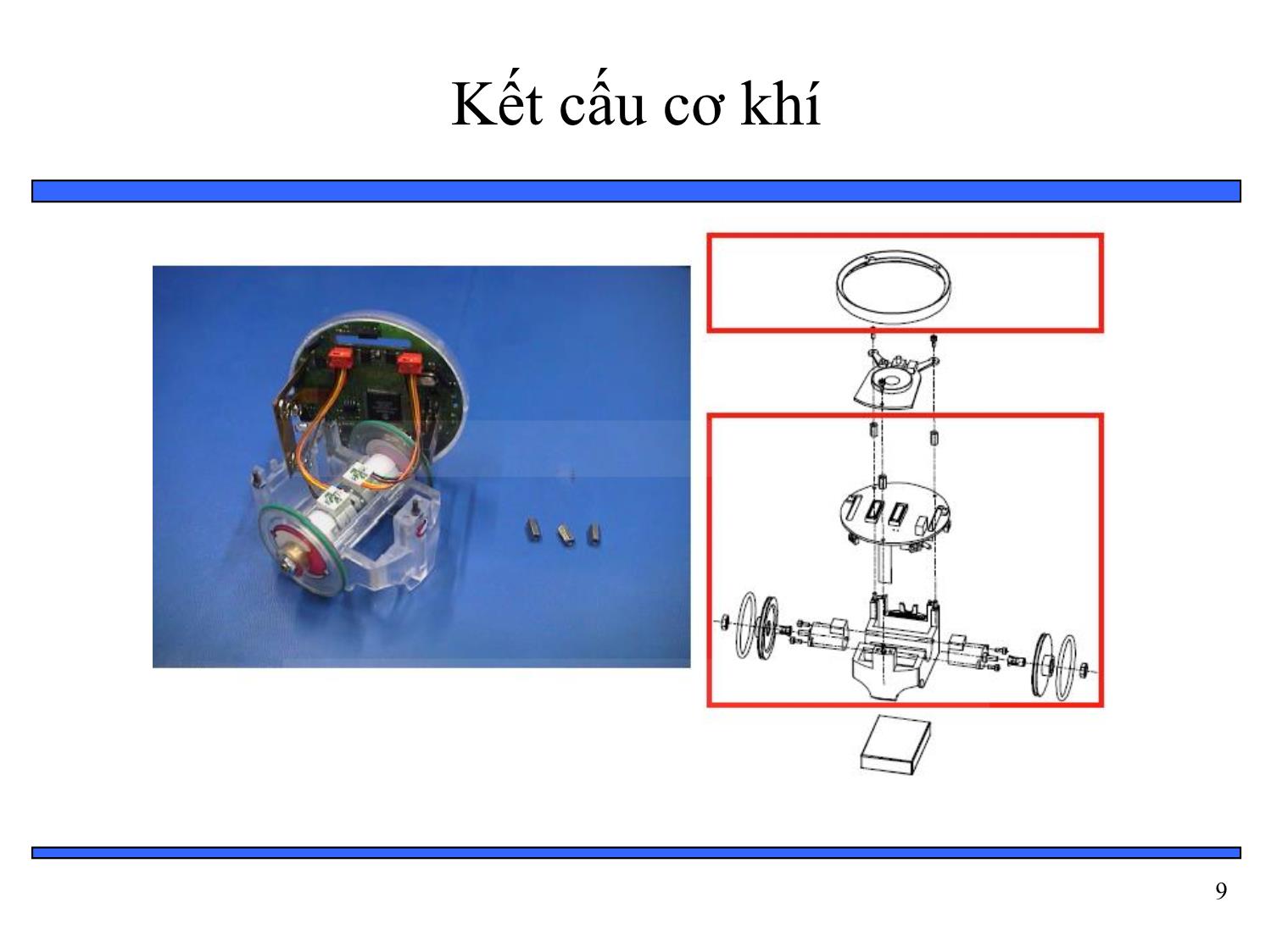 Bài giảng Thiết kế hệ thống nhúng - Chương 6: Tổng hợp phần cứng và phần mềm - Bài 10: Ví dụ về hệ thống nhúng mobile robot trang 9