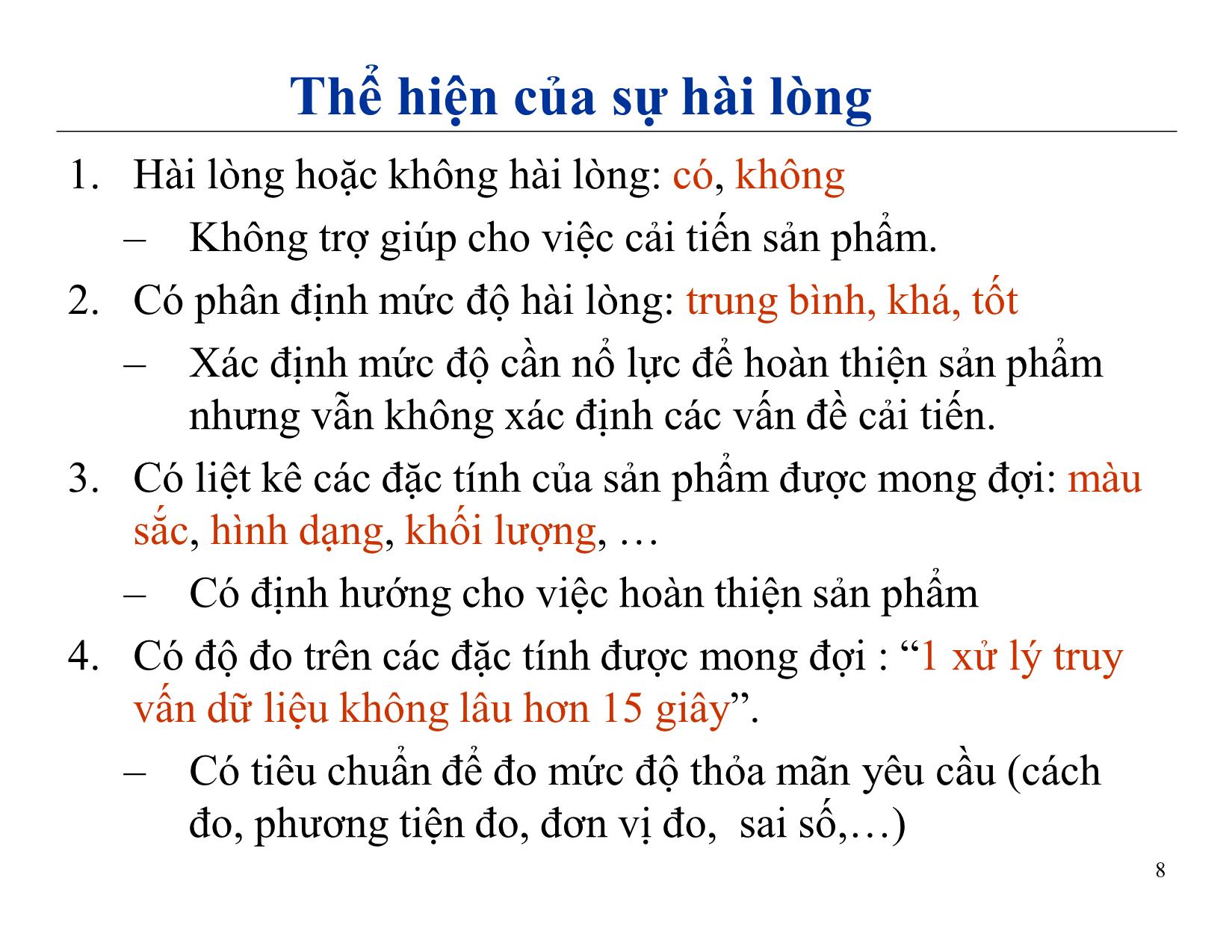 Bài giảng Quản lý dự án phần mềm - Chương 2: Quản lý chất lượng - Nguyễn Anh Hào trang 8