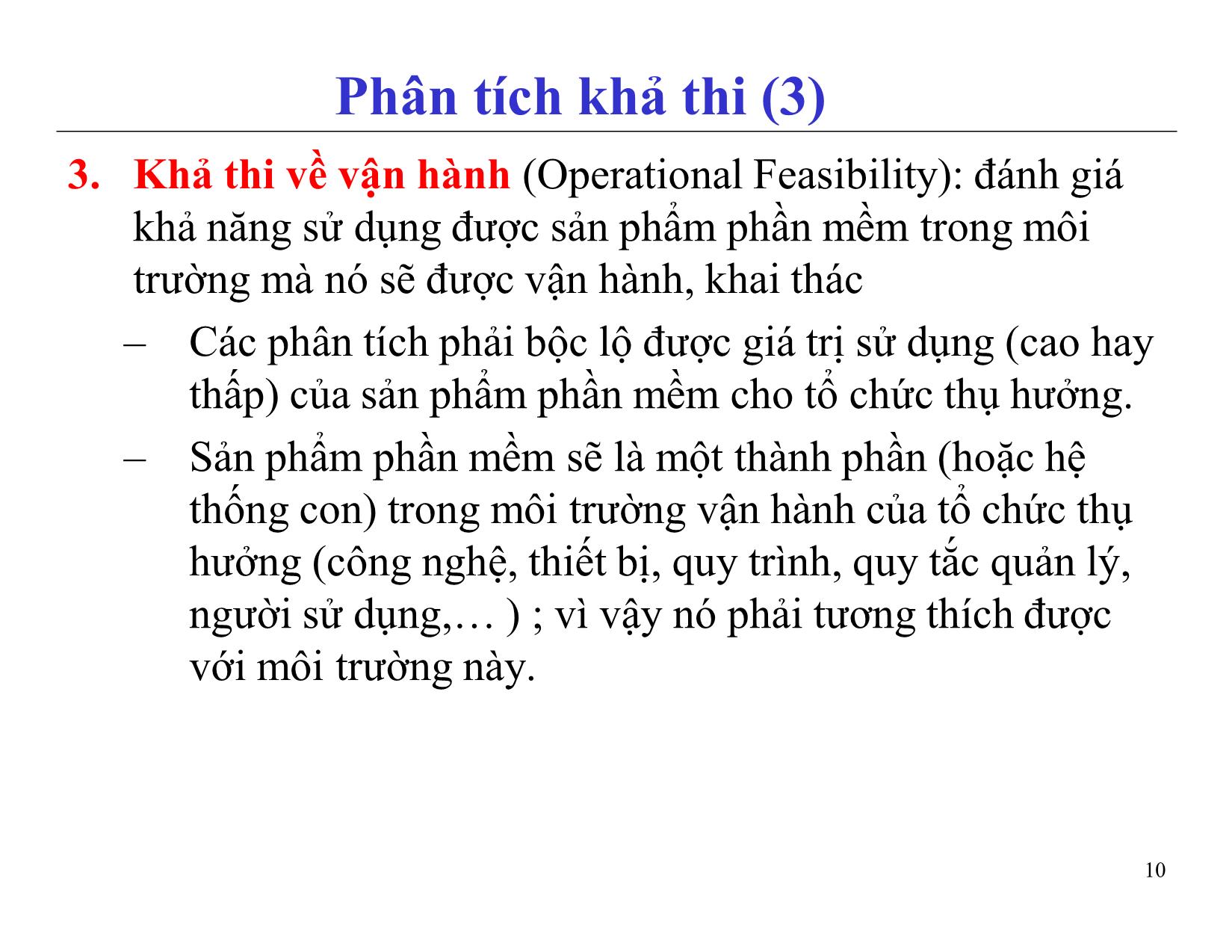 Bài giảng Quản lý dự án phần mềm - Chương 5: Quản lý phạm vi - Nguyễn Anh Hào trang 10