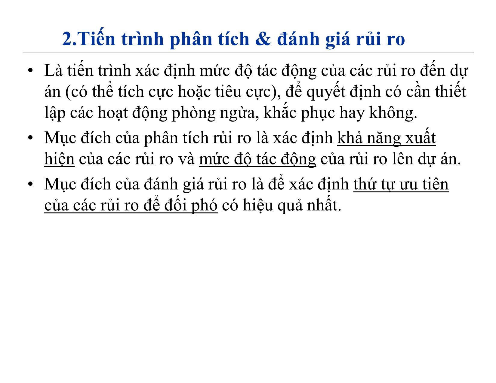 Bài giảng Quản lý dự án phần mềm - Chương 6: Quản lý rủi ro - Nguyễn Anh Hào trang 7