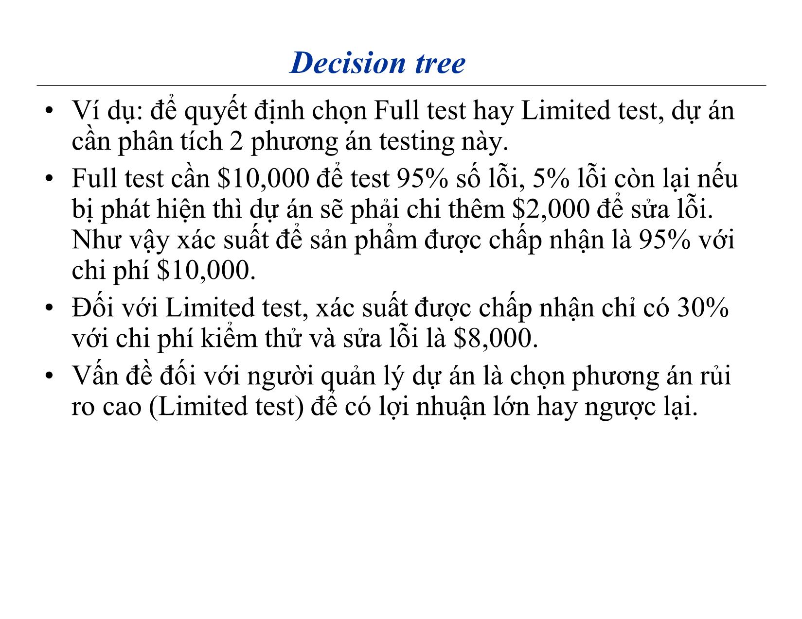 Bài giảng Quản lý dự án phần mềm - Chương 6: Quản lý rủi ro - Nguyễn Anh Hào trang 9