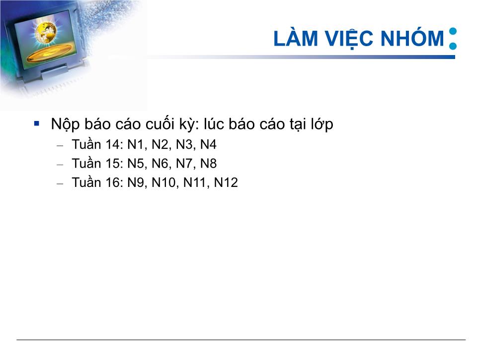 Bài giảng Quản lý dự án - Chương 1: Giới thiệu môn học trang 9