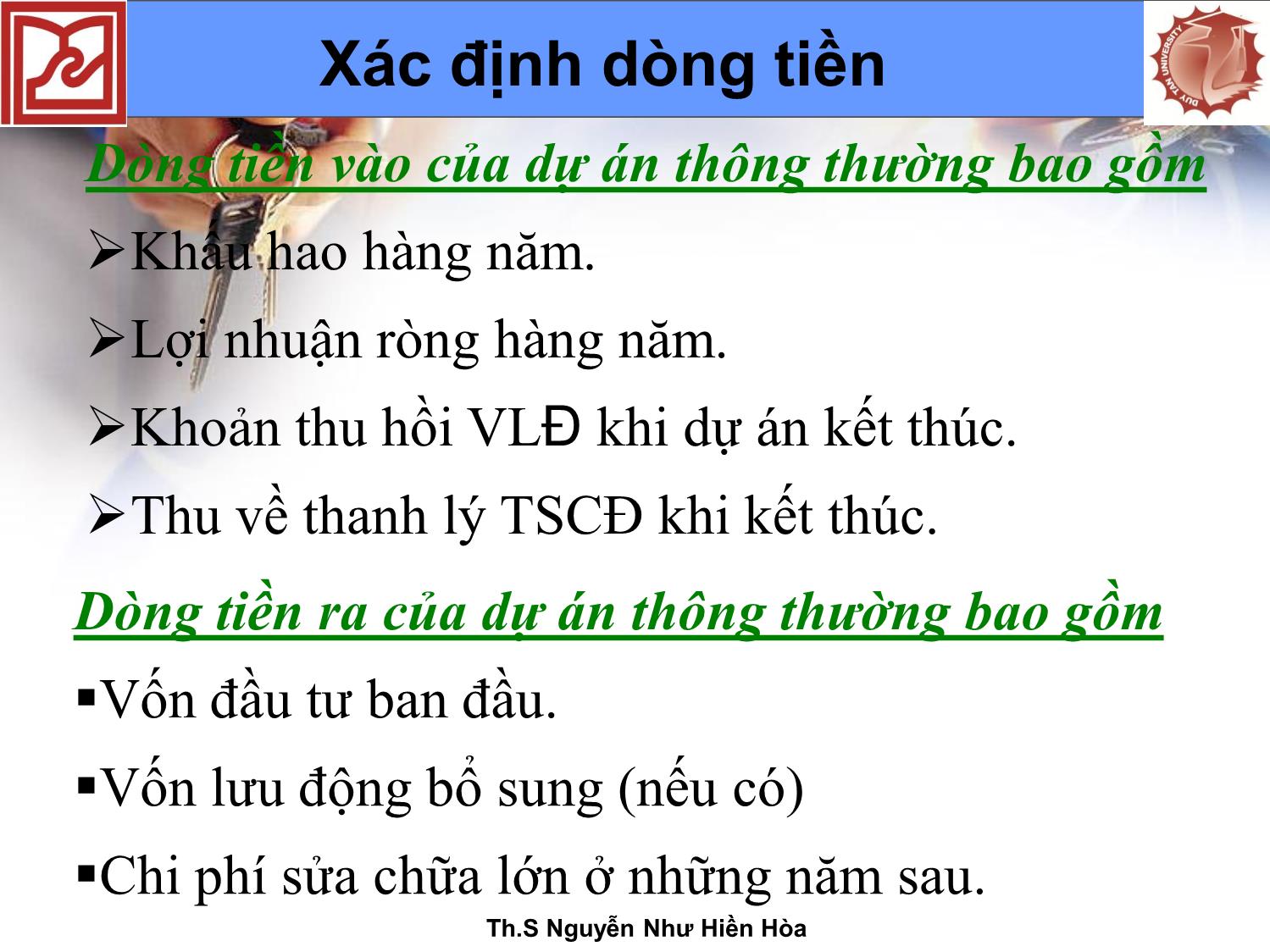 Bài giảng Các bước ra quyết định đầu tư - Nguyễn Như Hiền Hòa trang 3