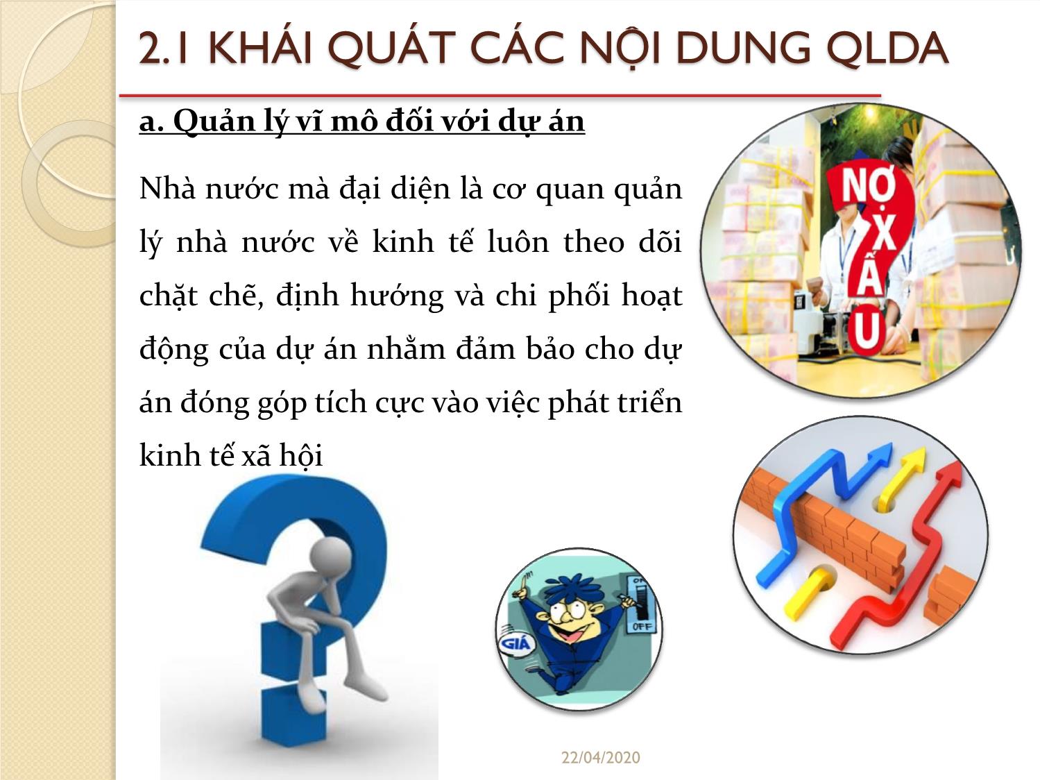 Bài giảng Quản lý dự án - Chương 2: Các nội dung cơ bản của quản lý dự án - Đỗ Văn Chính trang 3