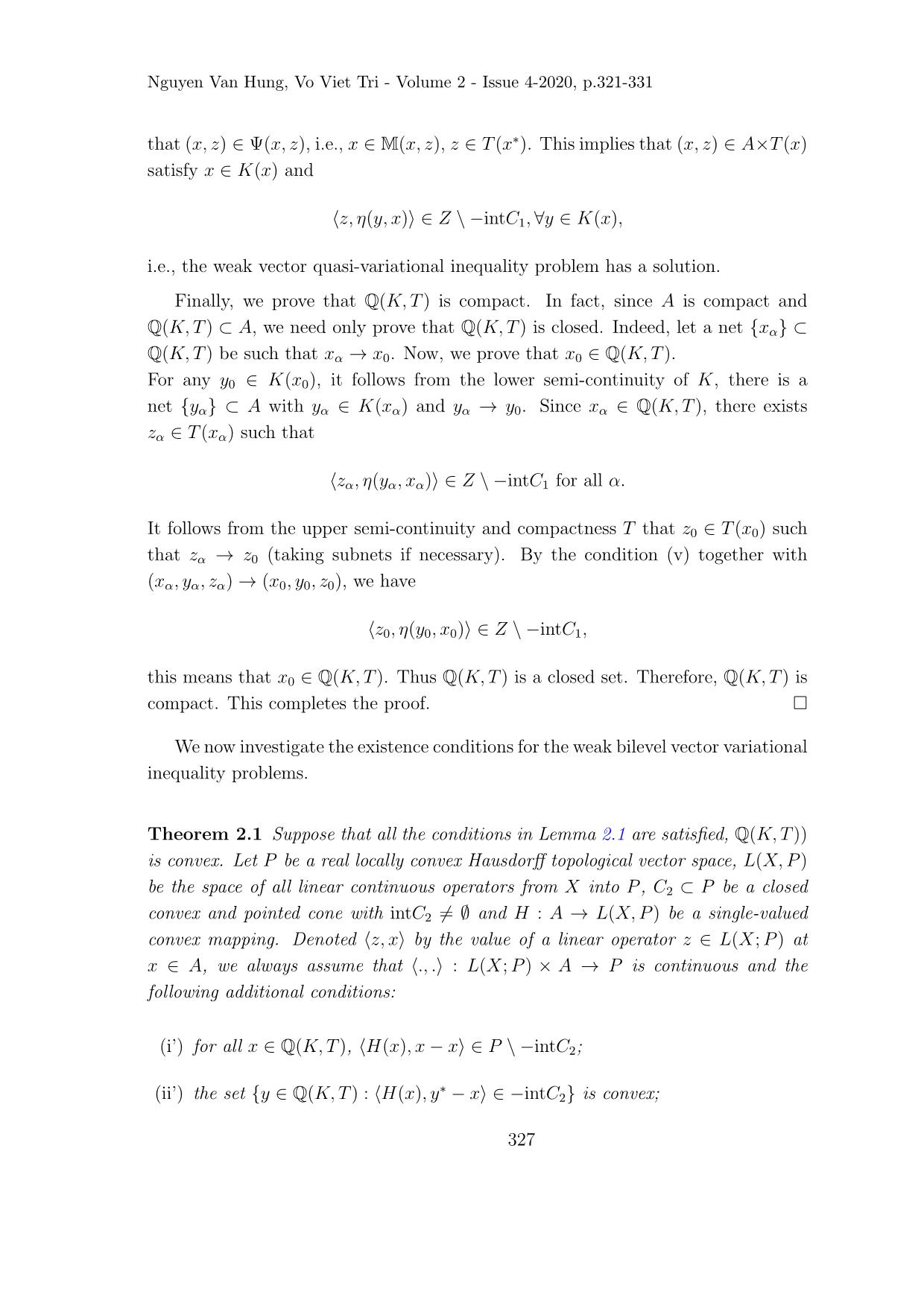 A new class of bilevel weak vector variational inequality problems trang 7