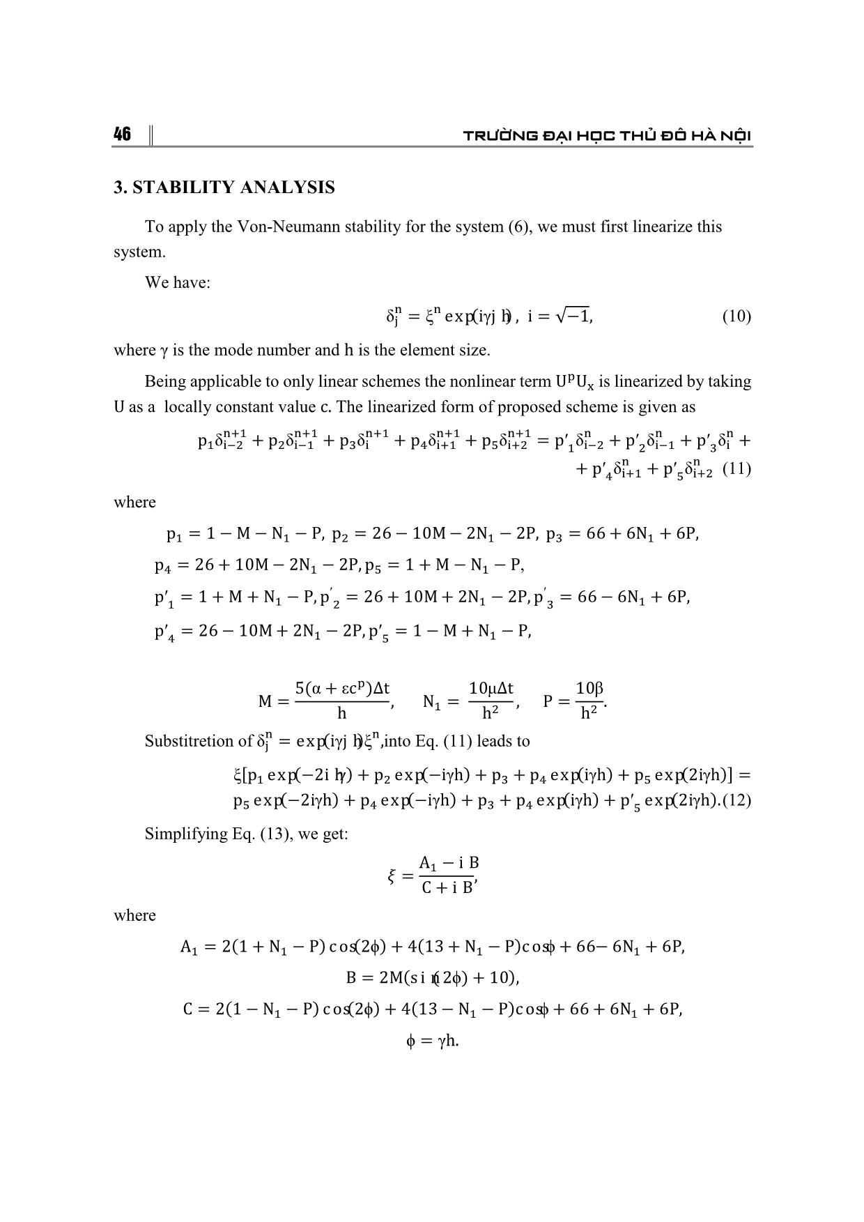 A new method for solving the mgrlw equation using a base of quintic B-Spline trang 5