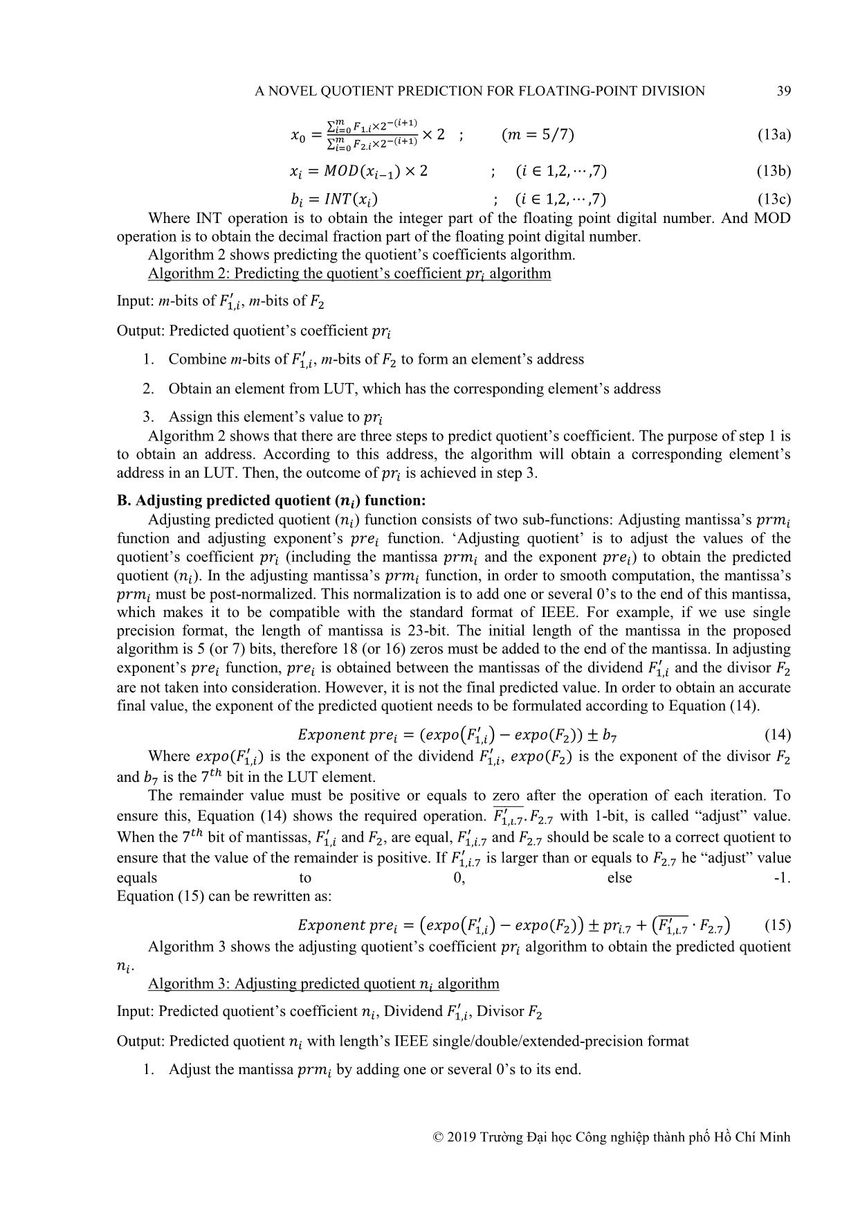 A novel quotient prediction for floating-point division trang 6