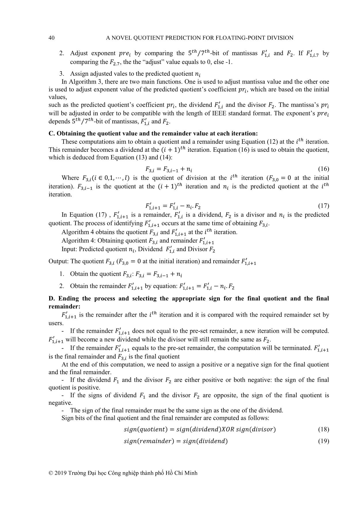 A novel quotient prediction for floating-point division trang 7