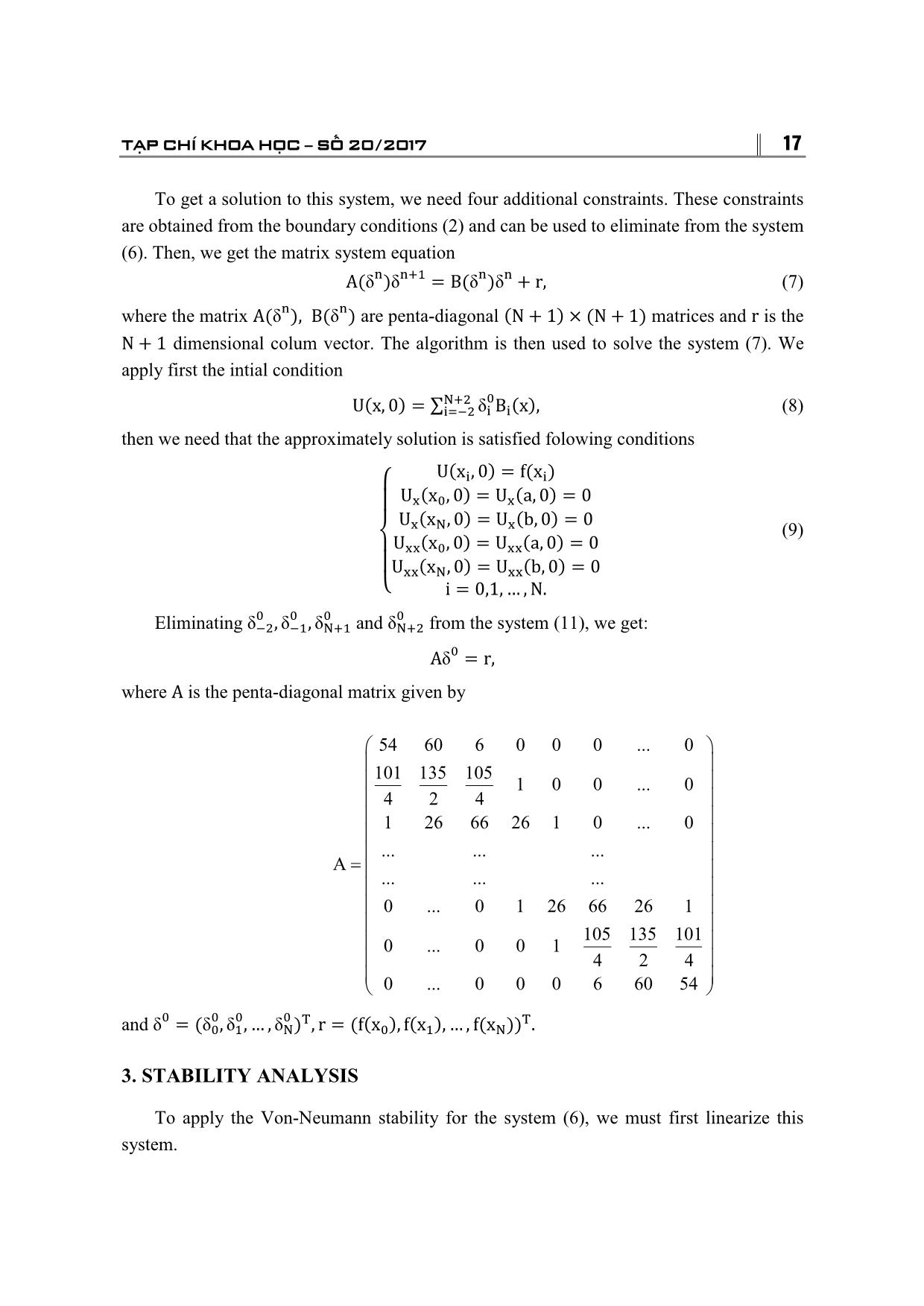 Application of the collocation method with B-spline to the grlw equation trang 3