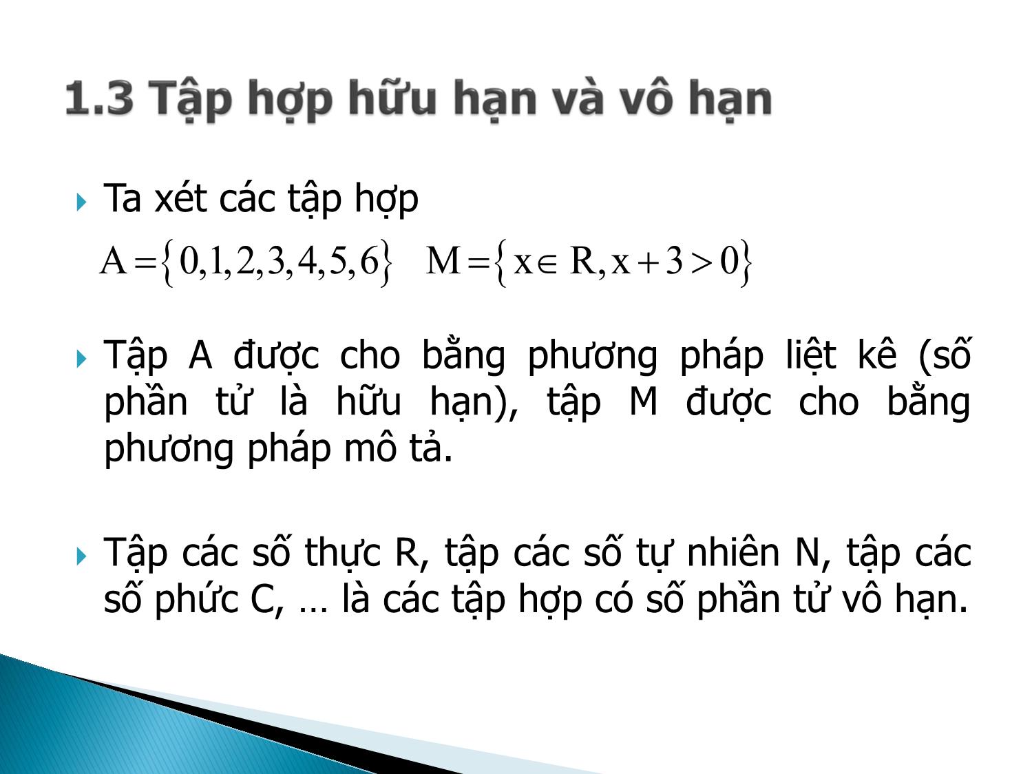 Bài giảng Toán rời rạc 1 - Chương II.1: Tập hợp - Võ Văn Phúc trang 4