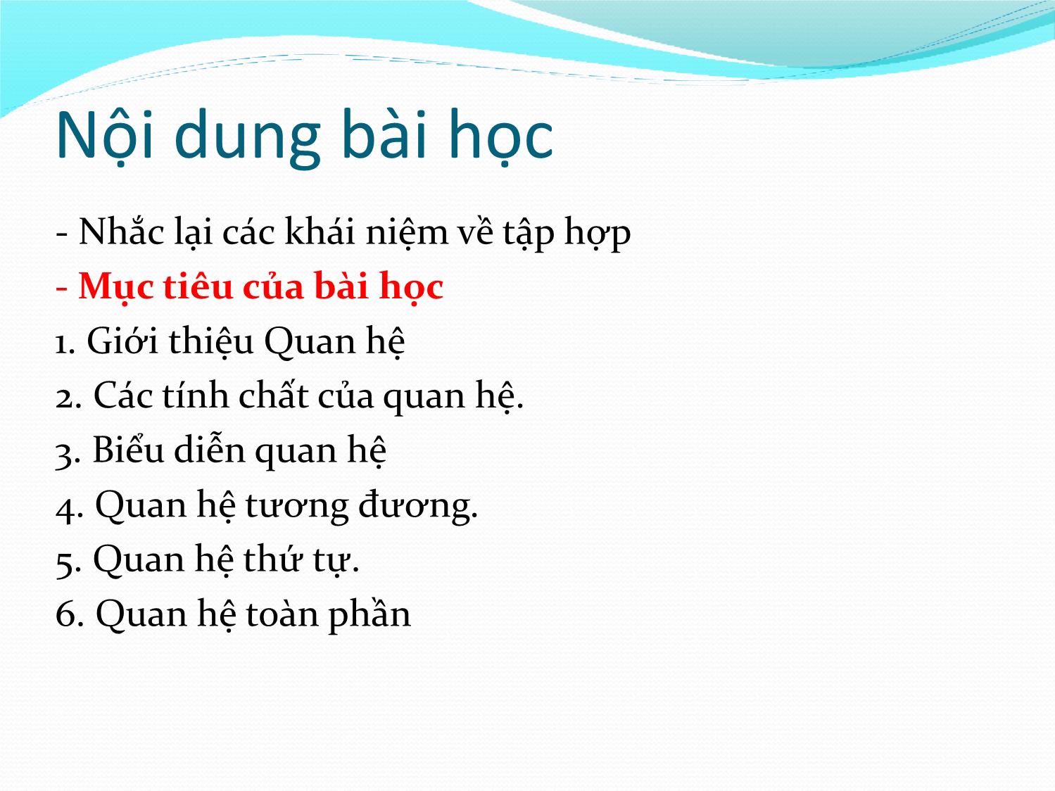 Bài giảng Toán rời rạc 1 - Chương II.2: Quan hệ - Võ Văn Phúc trang 8