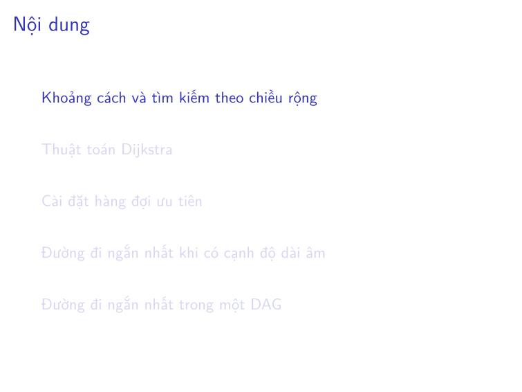 Bài giảng Toán rời rạc - Chương: Đường đi trên đồ thị (Version 0.2) - Trần Vĩnh Đức trang 3