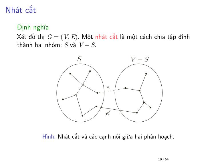 Bài giảng Toán rời rạc - Chương: Thuật toán tham lam - Trần Vĩnh Đức trang 10