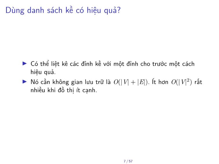 Bài giảng Toán rời rạc - Chương: Tìm kiếm trên đồ thị - Trần Vĩnh Đức trang 7