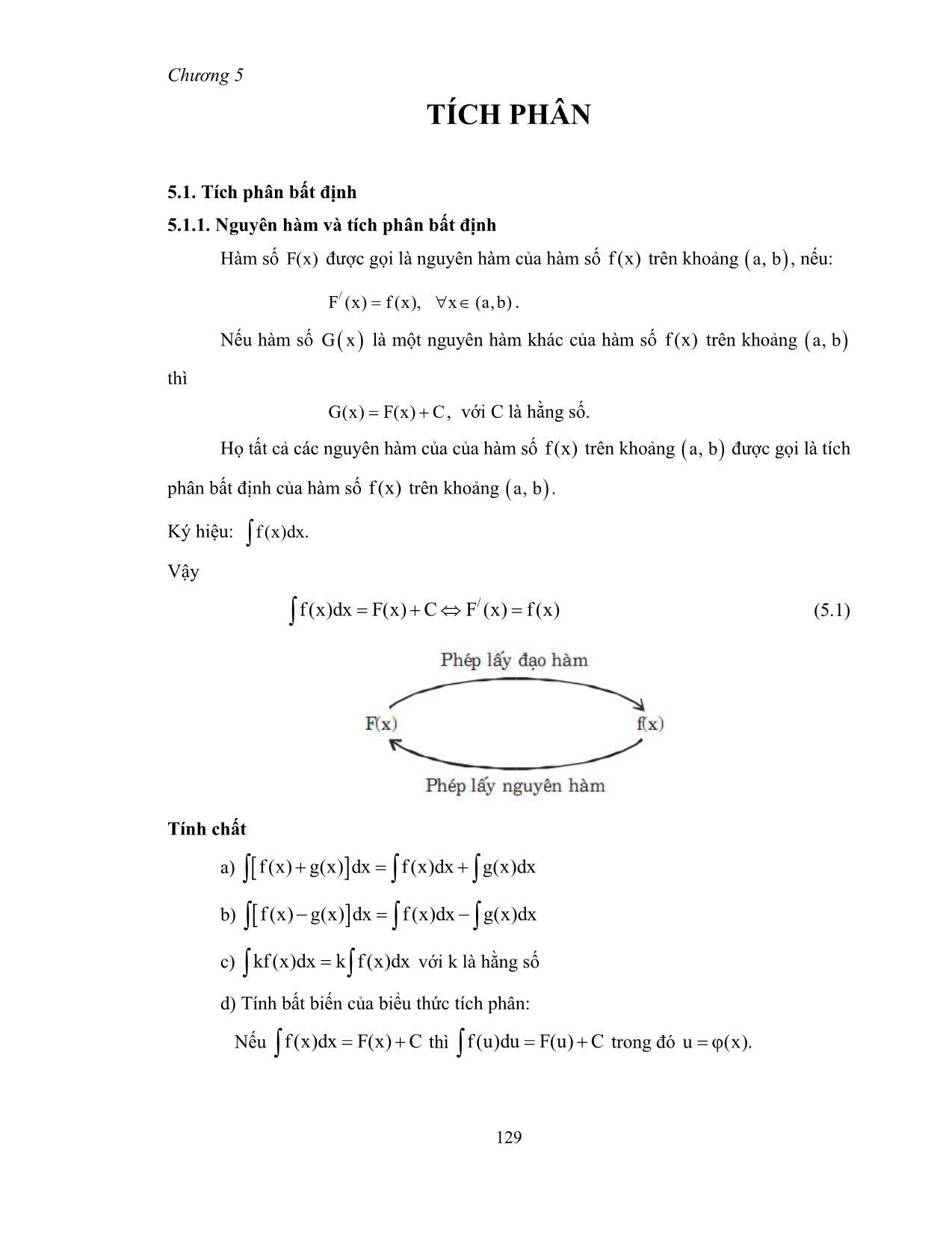 Giáo trình Toán cao cấp (Phần 2) - Nguyễn Huy Hoàng trang 1