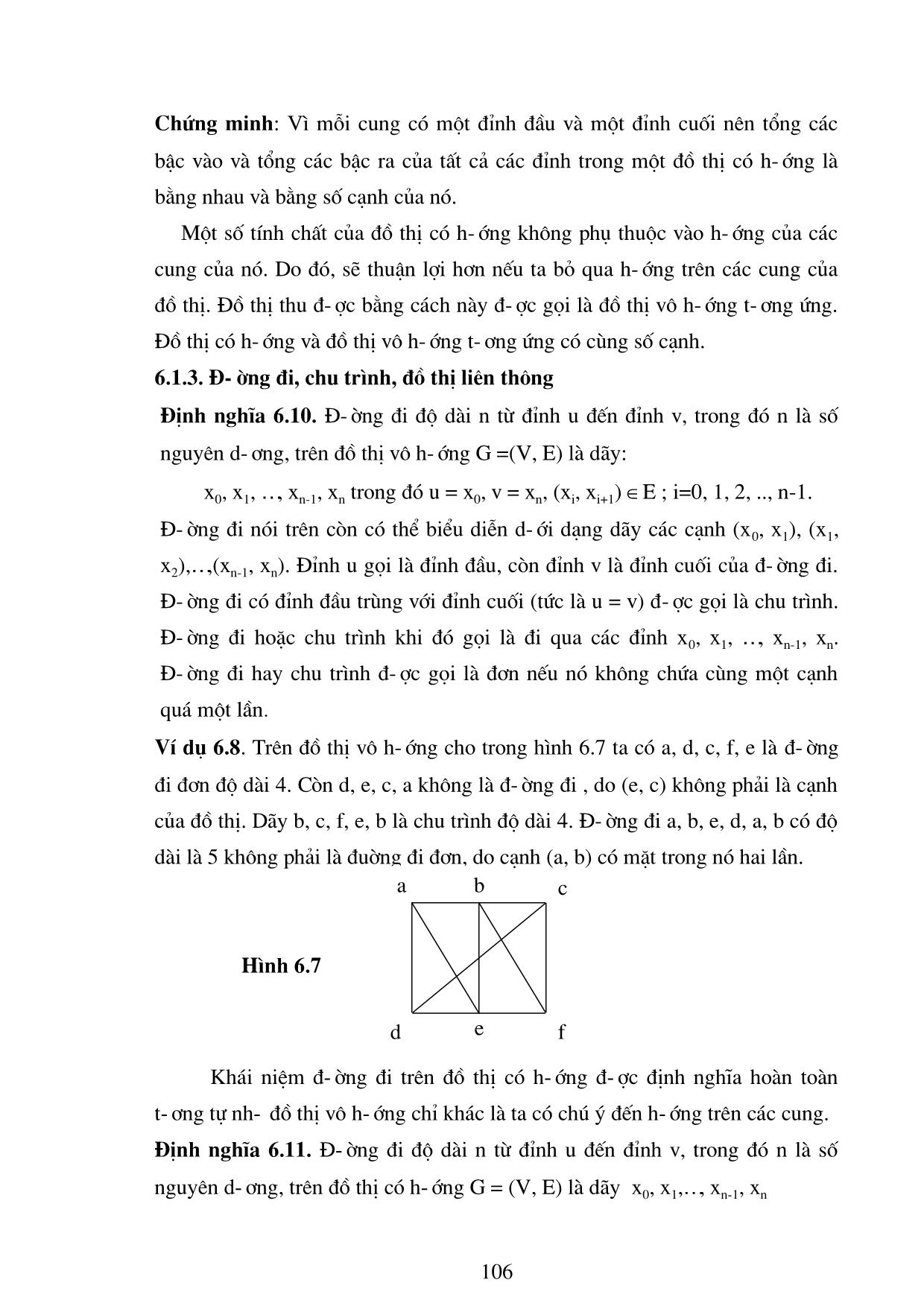 Giáo trình Toán rời rạc (Phần 2) trang 6