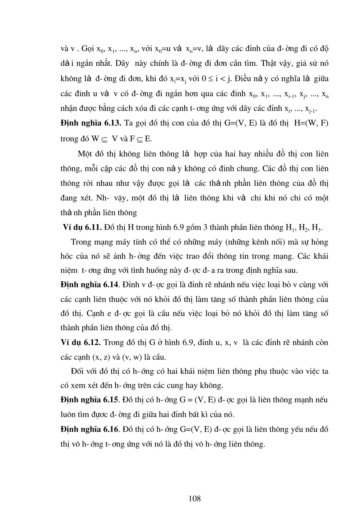 Giáo trình Toán rời rạc (Phần 2) trang 8