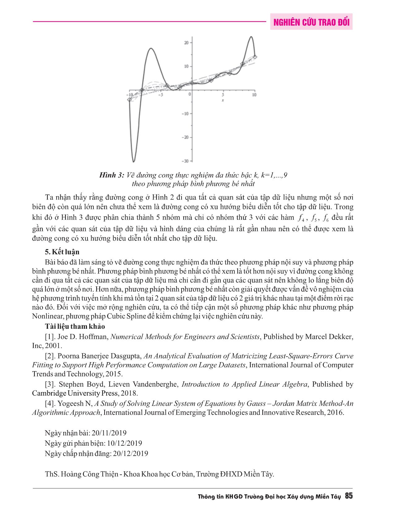 Khử Gauss-Jordan với vẽ đường cong thực nghiệm đa thức trang 8