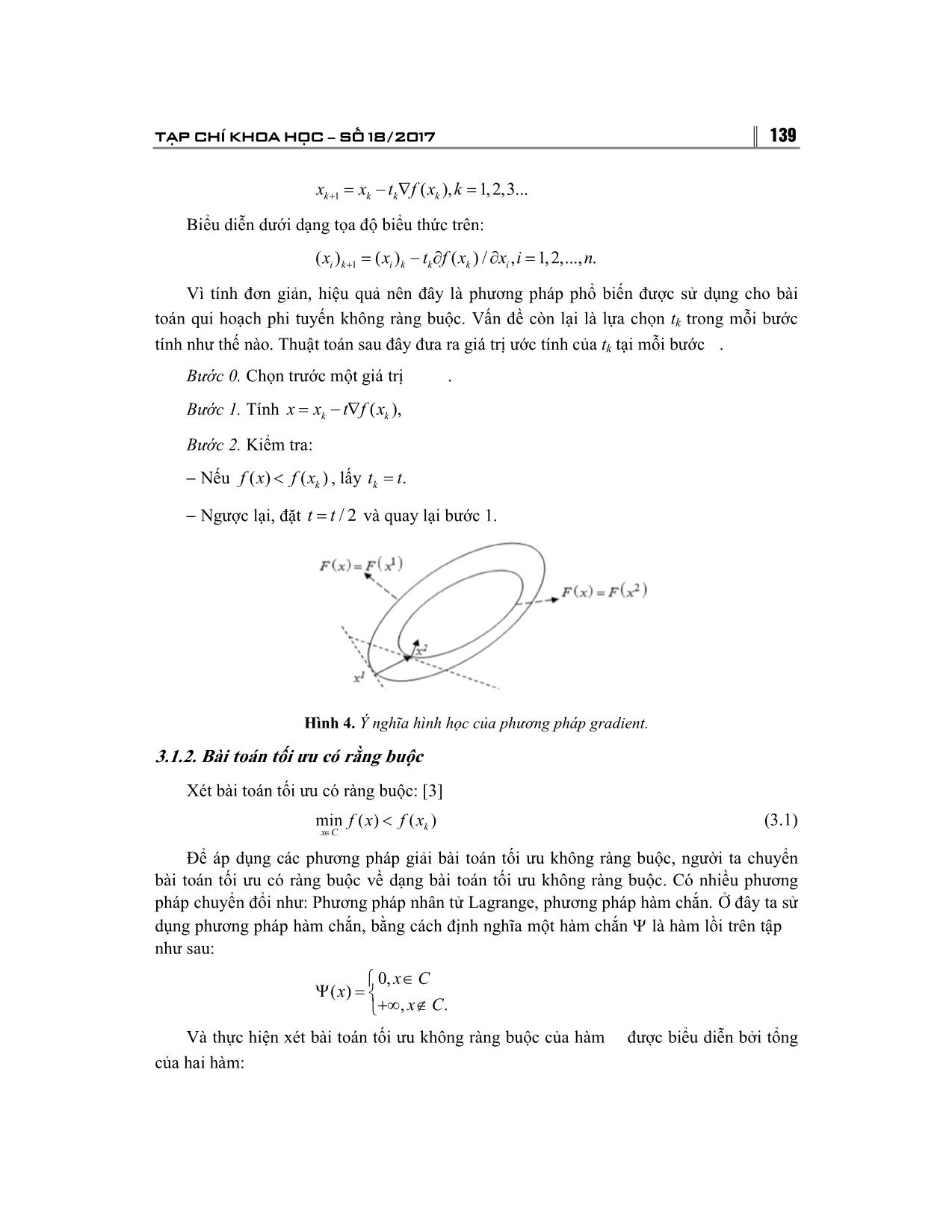 Giải bài toán tối ưu bằng phương pháp Gradient và ứng dụng trang 4