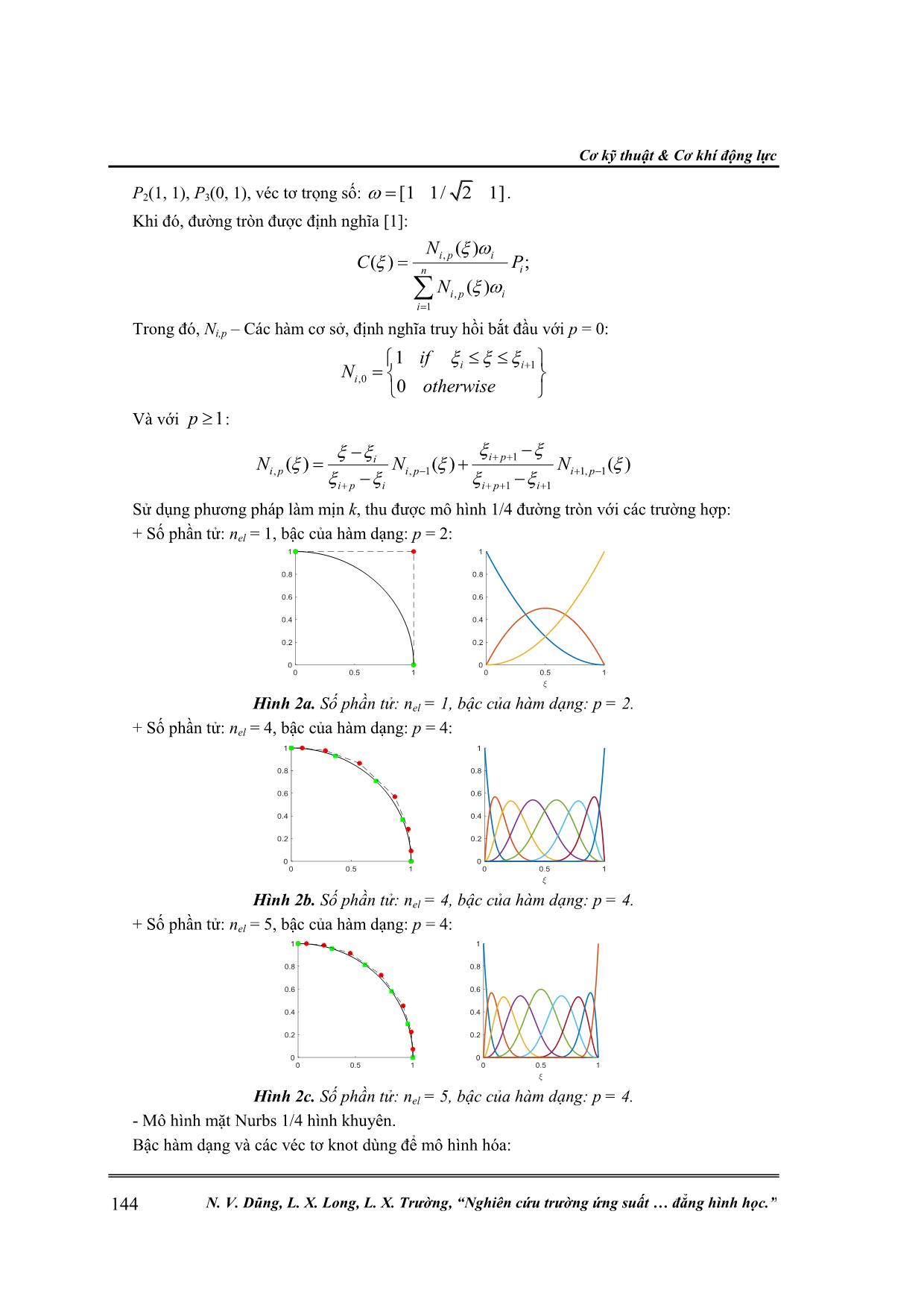 Nghiên cứu trường ứng suất của nòng đơn bằng phương pháp đẳng hình học trang 2