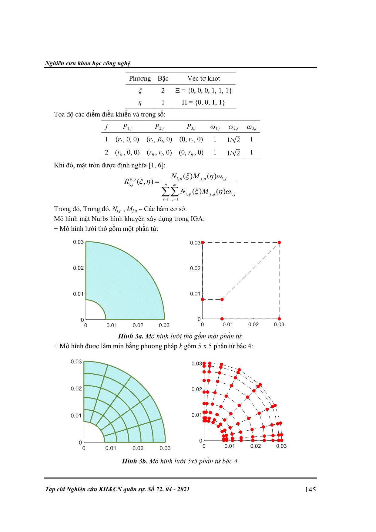 Nghiên cứu trường ứng suất của nòng đơn bằng phương pháp đẳng hình học trang 3