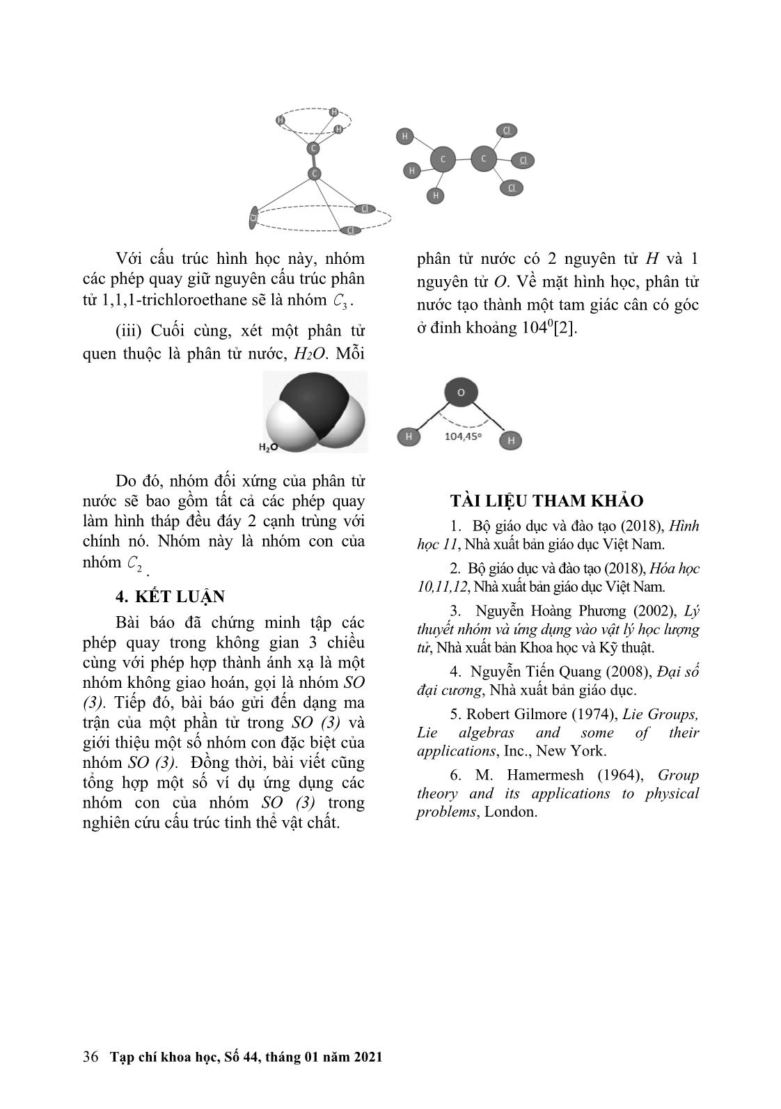 Nhóm SO(3) và ứng dụng trong cấu trúc hình học tinh thể trang 7
