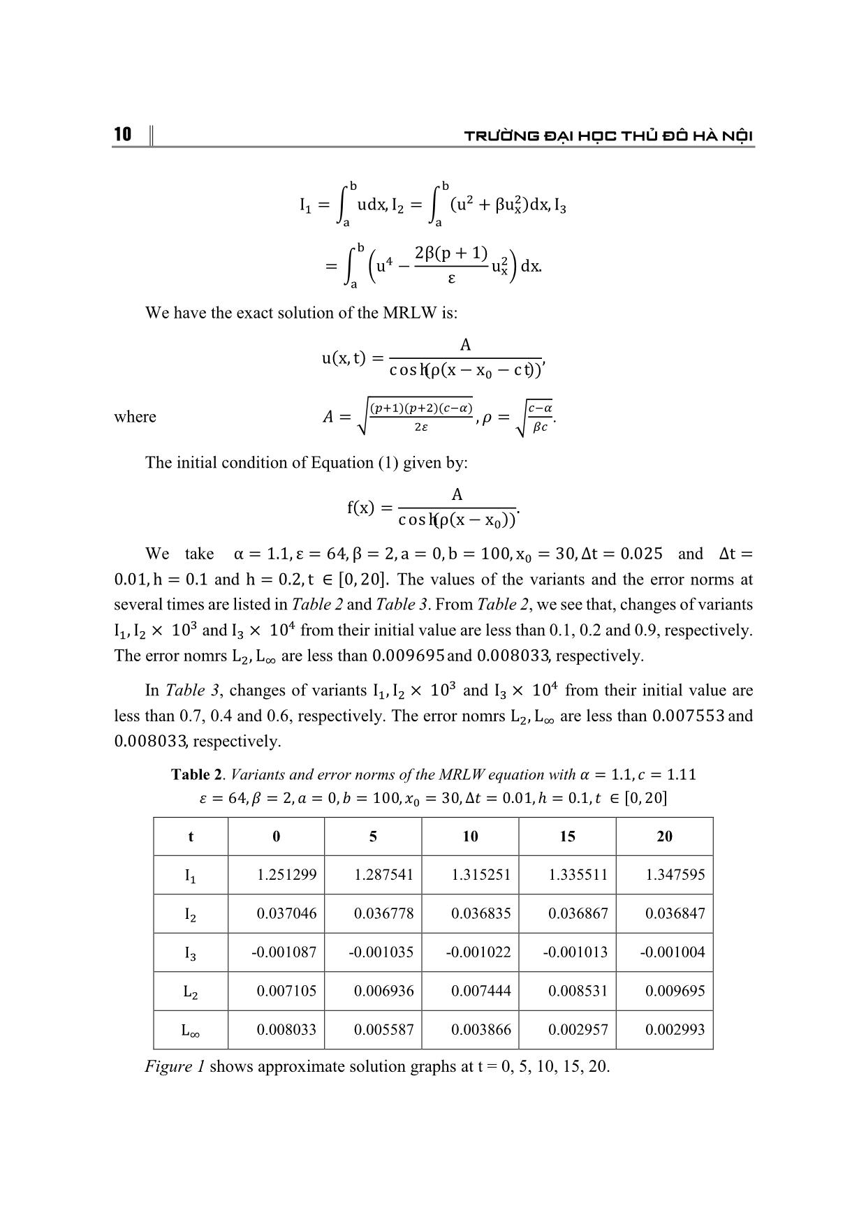 Quartic B splines collocation method for numerical solution of the MRLW equation trang 6