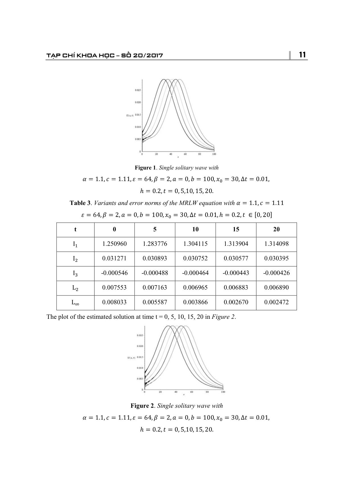 Quartic B splines collocation method for numerical solution of the MRLW equation trang 7