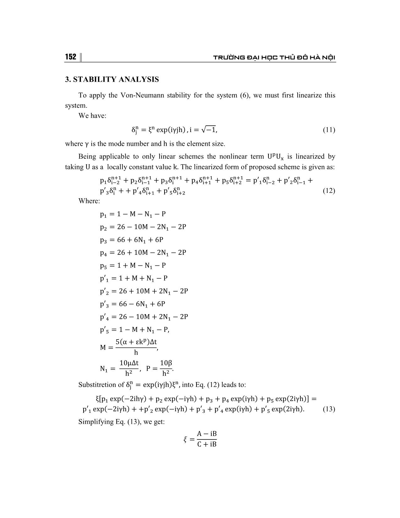 Quintic B-Spline collocation method for numerical solution a modified GRLW equations trang 5