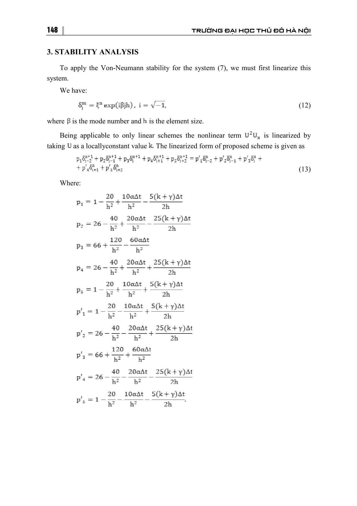 Quintic B-spline collocation method for numerical solution of the Generalized Benjamin-Bona-MahonyBurgers equation trang 5