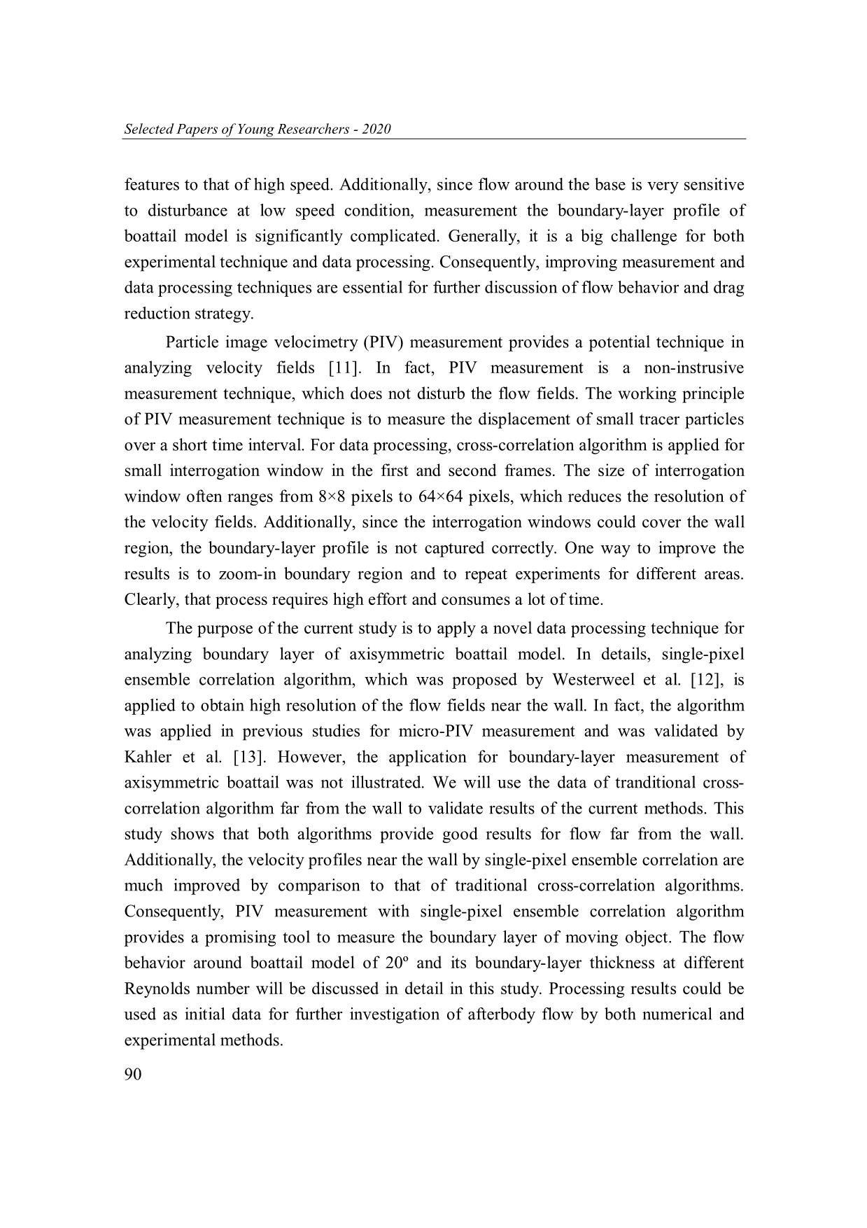 Single-pixel ensemble correlation algorithm for boundary measurement on axisymmetric boattail surface trang 2