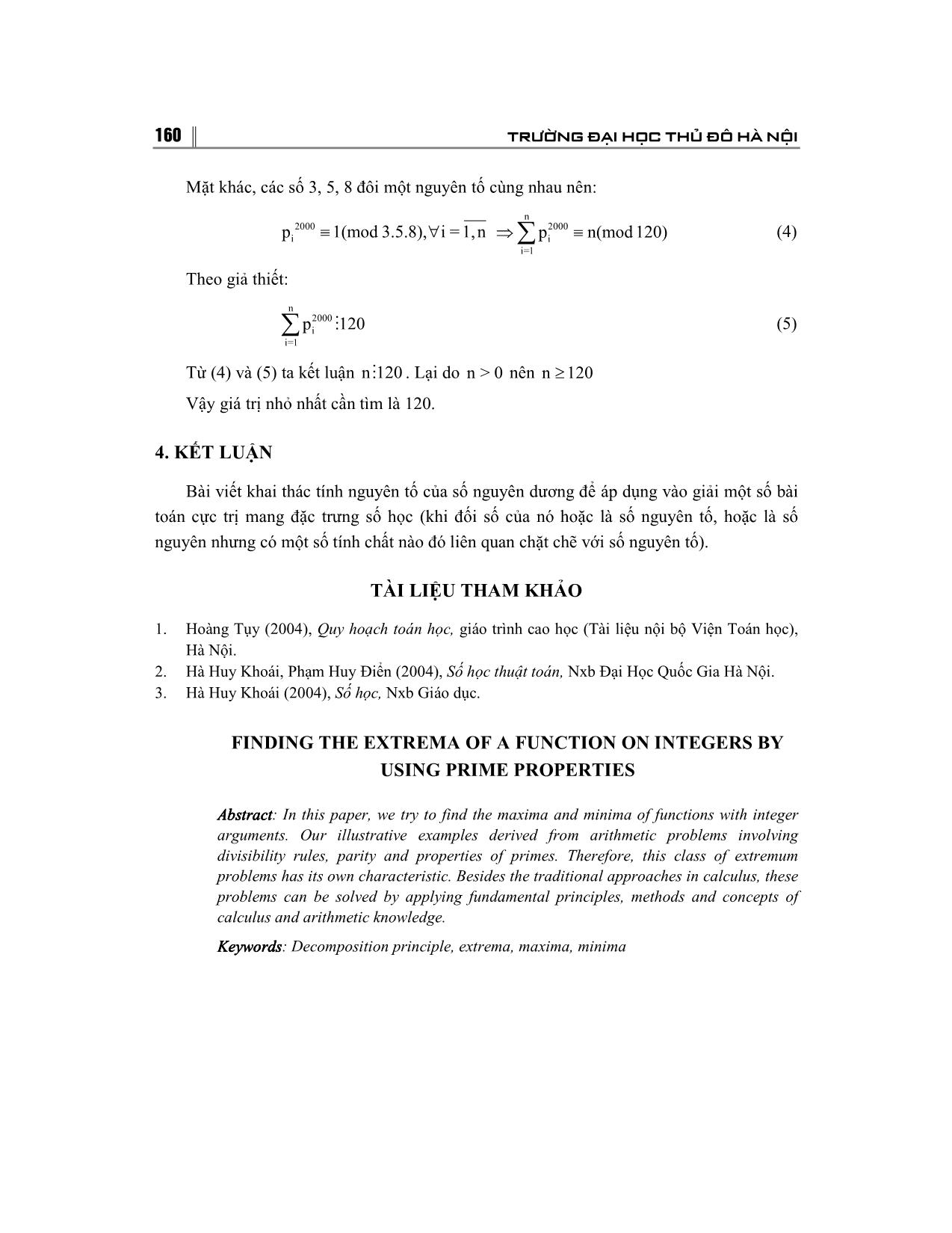 Sử dụng tính nguyên tố để giải bài toán cực trị trên tập đối số nguyên trang 8