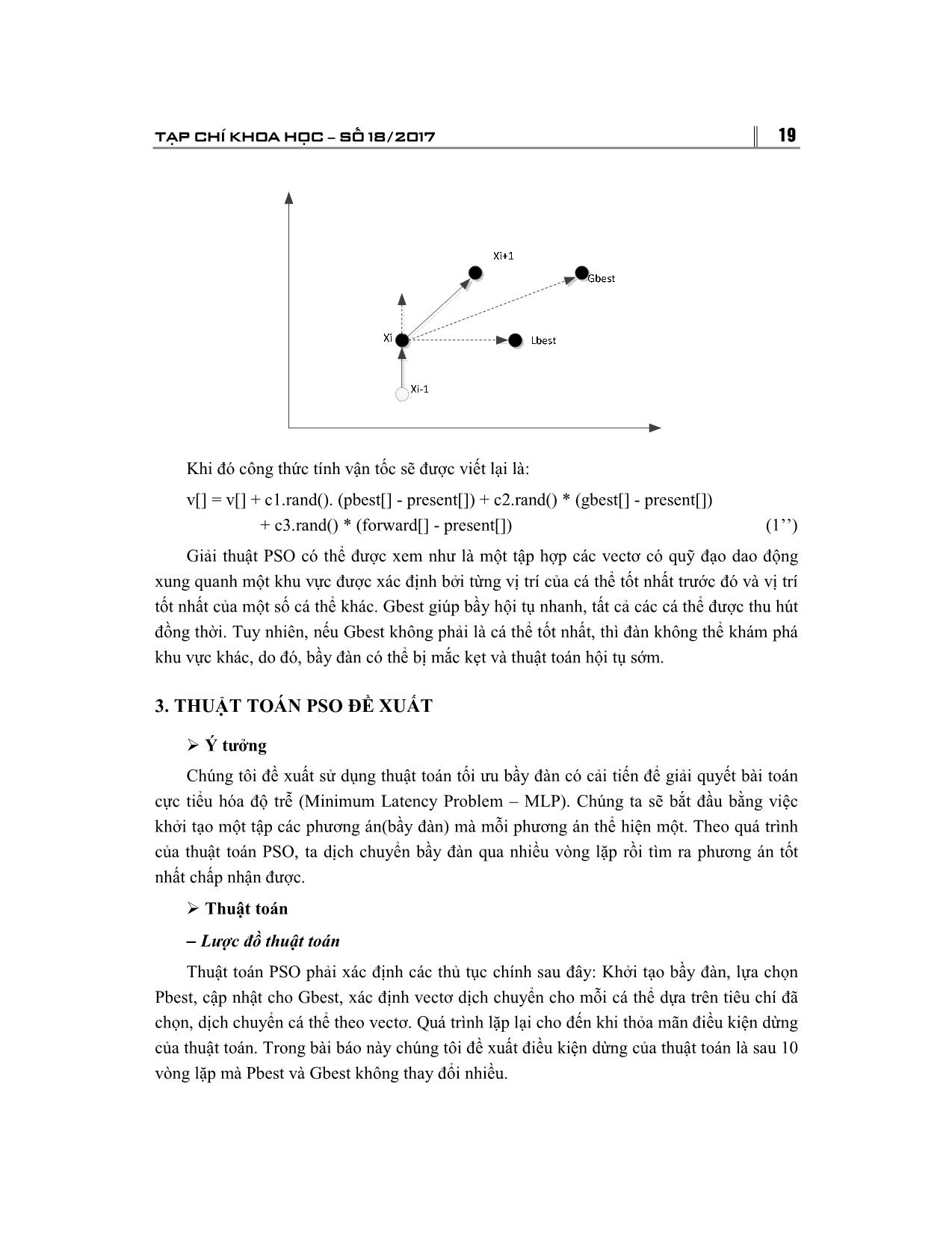 Ứng dụng giải thuật tối ưu bầy đàn vào bài toán cực tiểu hóa độ trễ trang 5