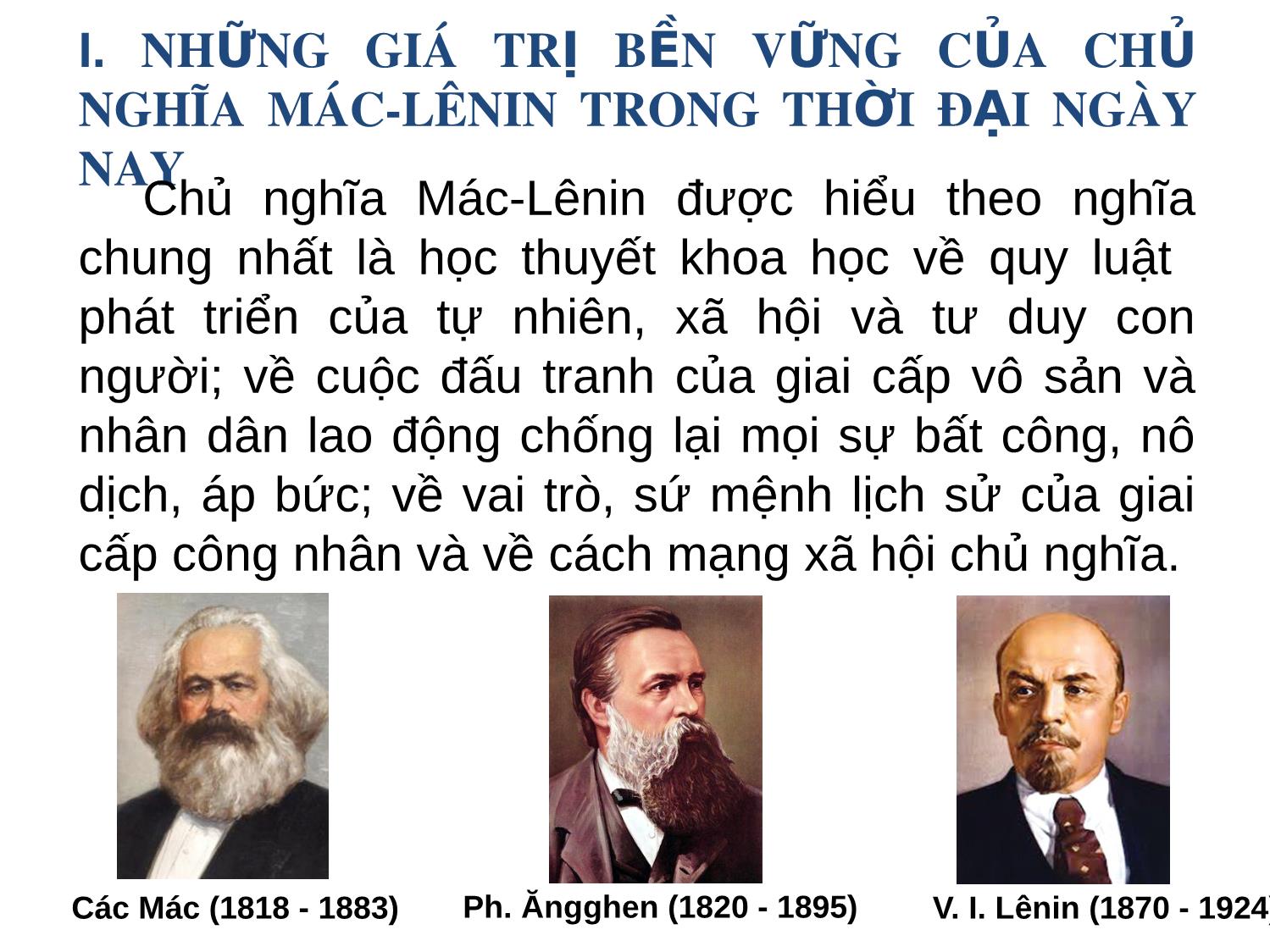 Bài giảng Những giá trị bền vững của chủ nghĩa Mác-Lênin trang 2