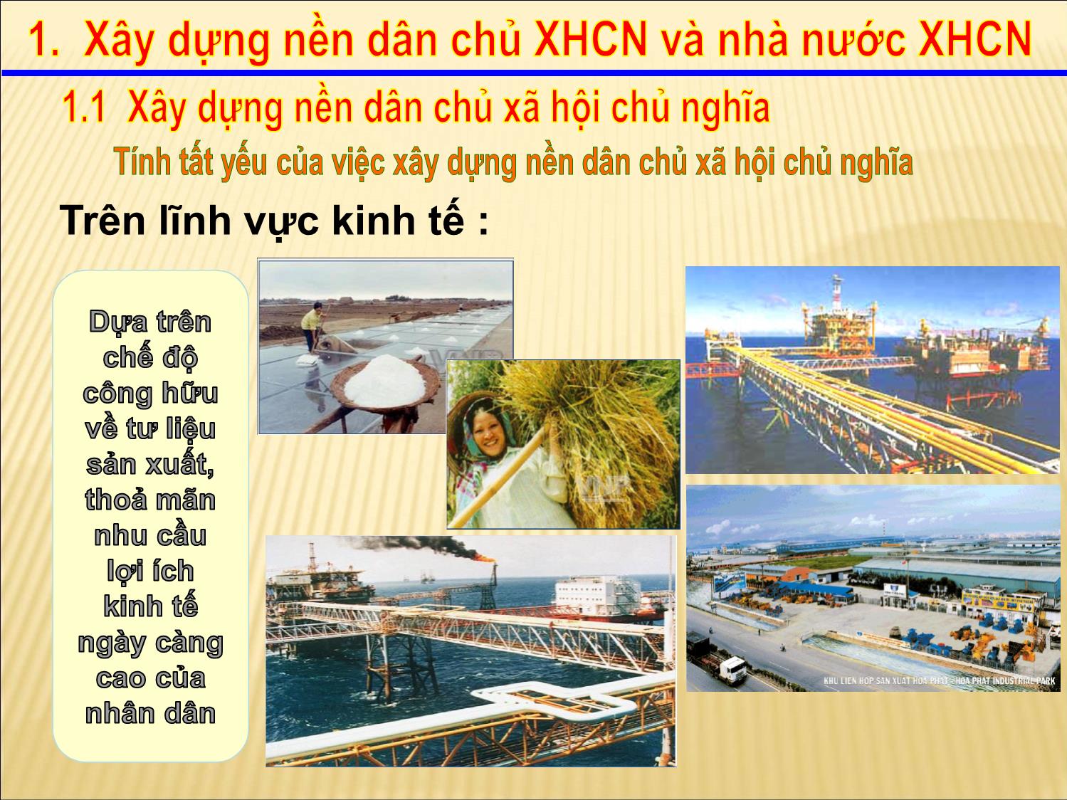 Bài giảng Kinh tế chính trị Mác-Lênin - Chương VIII: Những vấn đề chính trị ­ xã hội có tính quy luật trong tiến trình cách mạng xã hội chủ nghĩa trang 9