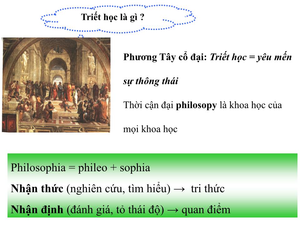 Bài giảng Triết học - Chương 1: Khái luận về triết học trang 7