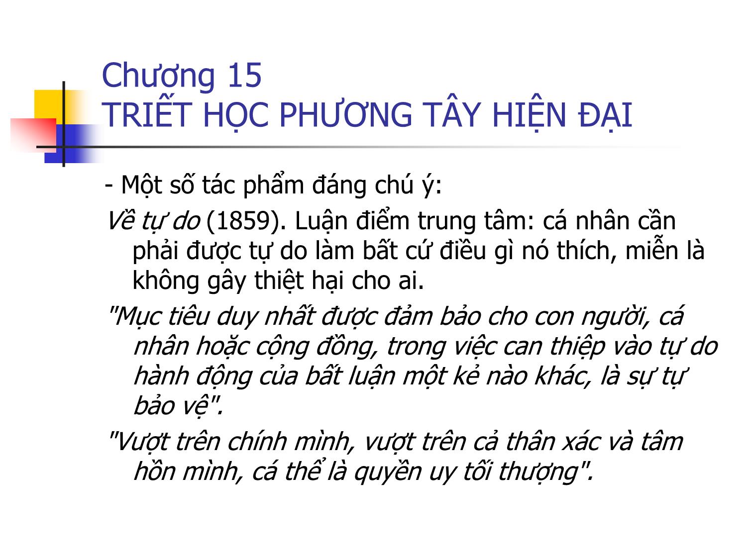 Bài giảng Triết học - Chương 15: Triết học phương Tây hiện đại trang 5