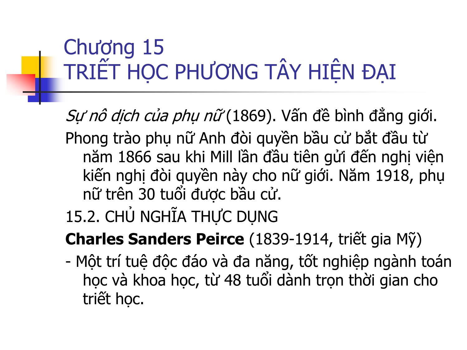 Bài giảng Triết học - Chương 15: Triết học phương Tây hiện đại trang 6