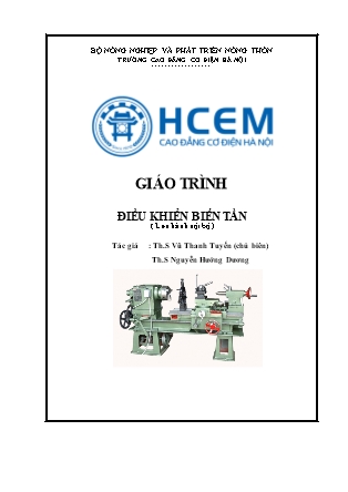 Giáo trình Điện khiển biến tần