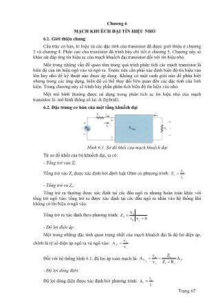 Giáo trình Điện tử cơ bản (Phần 2)