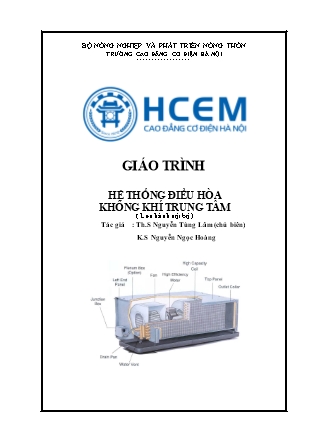 Giáo trình Hệ thống điều hòa không khí trung tâm