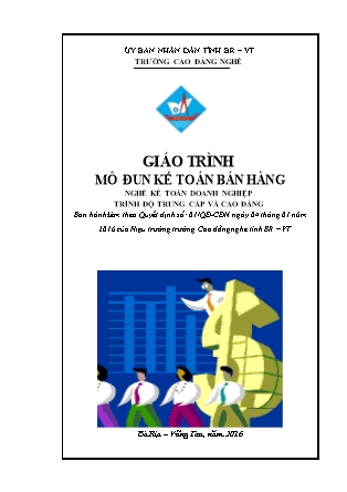 Giáo trình mô đun Kế toán bán hàng