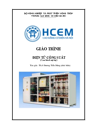 Giáo trình môn Điện tử công suất