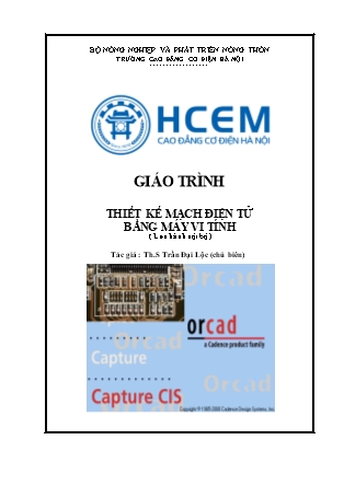 Giáo trình Thiết kế mạch điện tử bằng máy vi tính